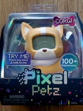 Pixel Petz Interactive Digital Corgi Dog Toy - Brand New